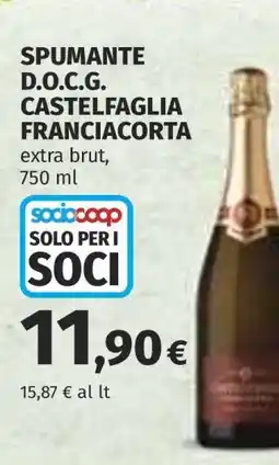 Coop SPUMANTE D.O.C.G. CASTELFAGLIA FRANCIACORTA offerta