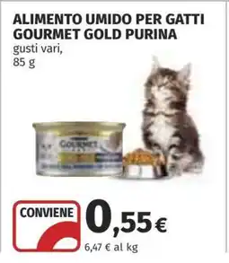 Coop Alimento umido per gatti Gourmet Gold Purina offerta