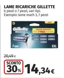 Coop LAME RICARICHE GILLETTE offerta