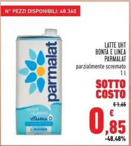 Conad LATTE UHT BONTÀ E LINEA PARMALAT offerta