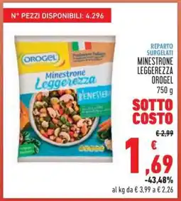 Conad Minestrone Leggerezza Orogel offerta