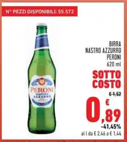 Conad Birra Nastro Azzurro Peroni offerta
