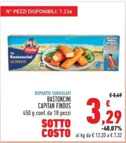 Conad Bastoncini Capitan Findus offerta