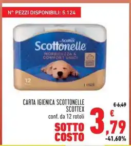 Conad Carta Igienica Scottonelle offerta