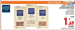 Conad Fagioli, Ceci Italiani Sapori&Dintorni Conad offerta