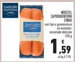 Conad Würstel Sapori&Dintorni Conad offerta