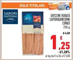 Conad Grissini Rubatà Sapori&Dintorni Conad offerta