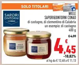 Conad Miele Sapori&Dintorni Conad offerta
