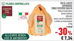 Conad POLLO A BUSTO SAPORI&IDEE CONAD PERCORSO QUALITÀ offerta