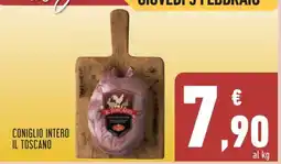 Conad CONIGLIO INTERO IL TOSCANO offerta