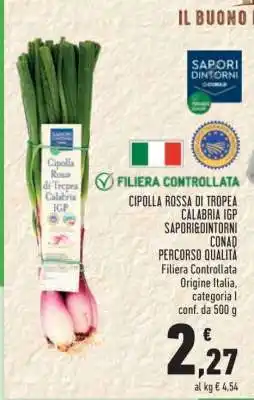 Conad Cipolla Rossa di Tropea Calabria IGP offerta