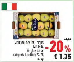 Conad Mele Golden Delicious Melinda offerta