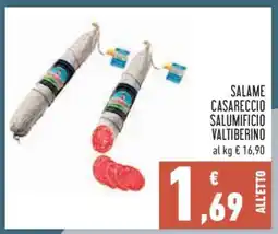 Conad Salame Casareccio Salumificio Valtiberino offerta