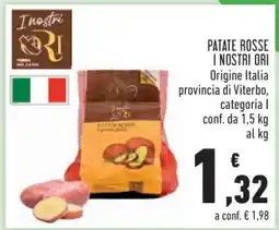 Conad PATATE ROSSE I NOSTRI ORI offerta