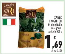 Conad Spinaci I NOSTRI ORI offerta