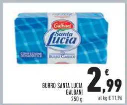 Conad Burro Santa Lucia GALBANI offerta