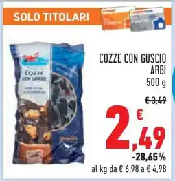 Conad Cozze con Guscio Arbi offerta