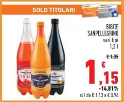 Conad BIBITE SANPELLEGRINO offerta