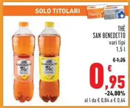 Conad Thè San Benedetto offerta