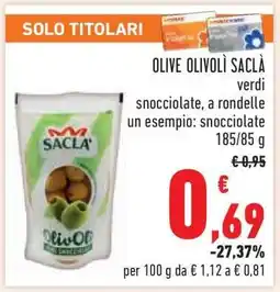 Conad OLIVE OLIVOLÌ SACLÀ offerta