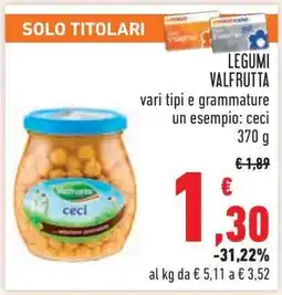 Conad LEGUMI VALFRUTTA offerta