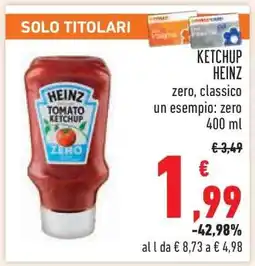 Conad Ketchup Heinz offerta