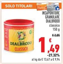 Conad INSAPORITORE GRANULARE DIALBRODO offerta