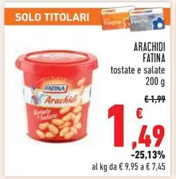 Conad ARACHIDI FATINA offerta