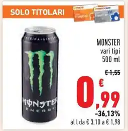 Conad MONSTER offerta