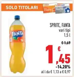 Conad SPRITE/FANTA offerta