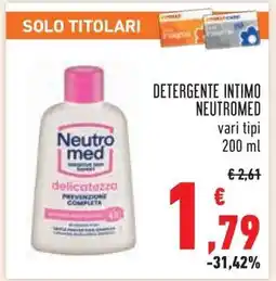 Conad Detergente Intimo Neutromed offerta