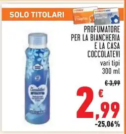 Conad PROFUMATORE PER LA BIANCHERIA E LA CASA COCCOLATEVI offerta