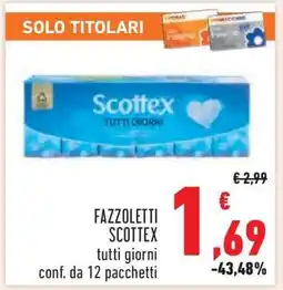 Conad FAZZOLETTI SCOTTEX offerta