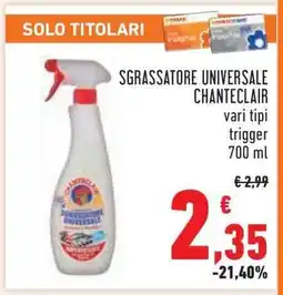 Conad Sgrassatore Universale Chanteclair offerta