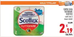Conad CARTA CASA TUTTOFARE SCOTTEX offerta
