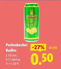 Lidl Perlenbacher Radler offerta