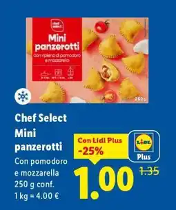 Lidl Chef Select Mini panzerotti offerta