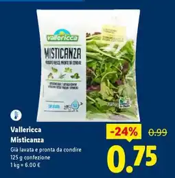 Lidl Vallericca Misticanza offerta