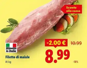 Lidl Filetto di maiale offerta