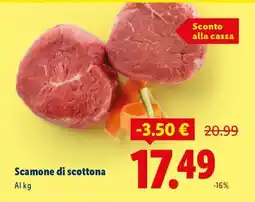 Lidl Scamone di scottona offerta