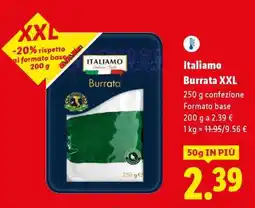 Lidl Italiamo Burrata XXL offerta