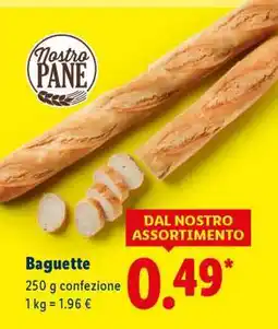 Lidl Baguette offerta