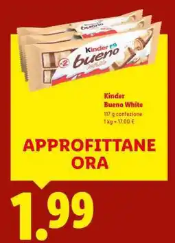 Lidl Kinder Bueno White offerta