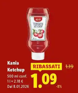 Lidl Kania Ketchup offerta
