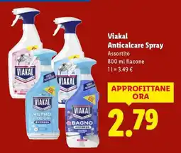 Lidl Viakal Anticalcare Spray offerta