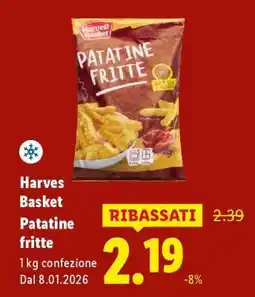 Lidl Harves Basket Patatine fritte offerta