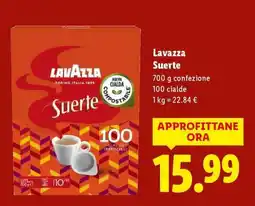 Lidl Lavazza Suerte offerta