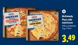 Lidl McEnnedy Pizza stile americano offerta