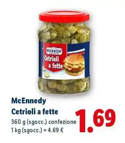 Lidl Mcennedy Cetrioli a fette offerta