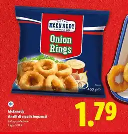 Lidl Mcennedy Anelli di cipolla impanati offerta